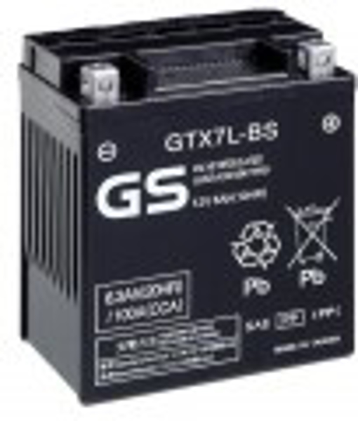 Εικόνα της GS GTX7L-BS ΜΟΤΟ AGM ΔΕΞΙΑ