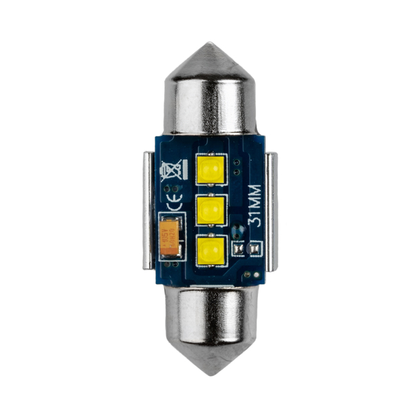 Εικόνα της ΣΩΛΗΝΩΤΗ  CANBUS 250mA  31mm SMD   CREE ΖΕΥΓΑΡΙ