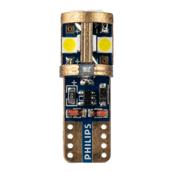 Εικόνα της LED PHILIPS T10  FULL CANBUS 12-24V   ΖΕΥΓΑΡΙ