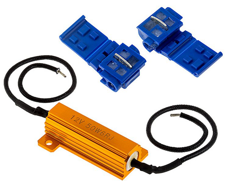 LED LOAD RESISTOR 1224V 25W 8OHM SET ΣΟΥΜΑΣ ΗΛΕΚΤΡΟΚΙΝΗΣΗ