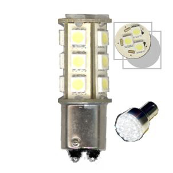 Εικόνα της LED 21/5W 12V 18SMD 1157 ΔΙΠΟΛΙΚO ΖΕΥΓΑΡΙ