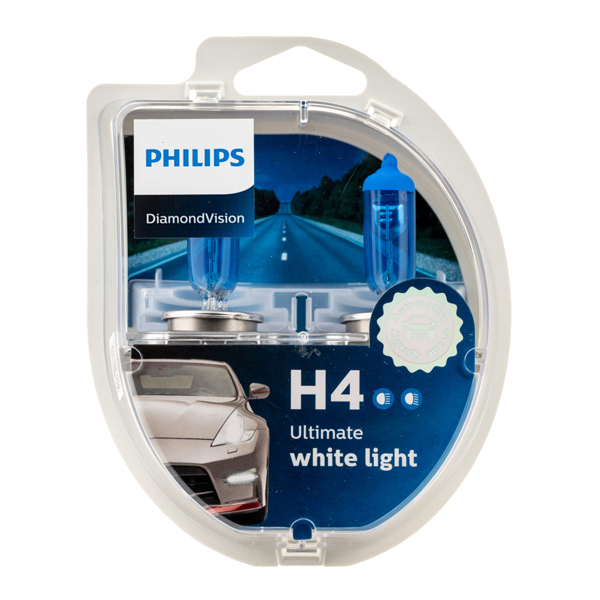 Εικόνα της H4 DIAMOND  PHILIPS 55W  ΖΕΥΓΑΡΙ