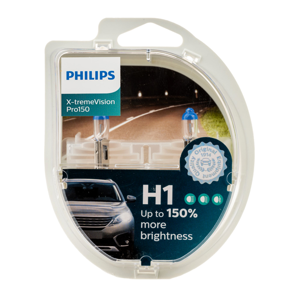 Εικόνα της H1 +150% Χ-ΤREME VISION PRO KIT PHILIPS  ΖΕΥΓΑΡΙ