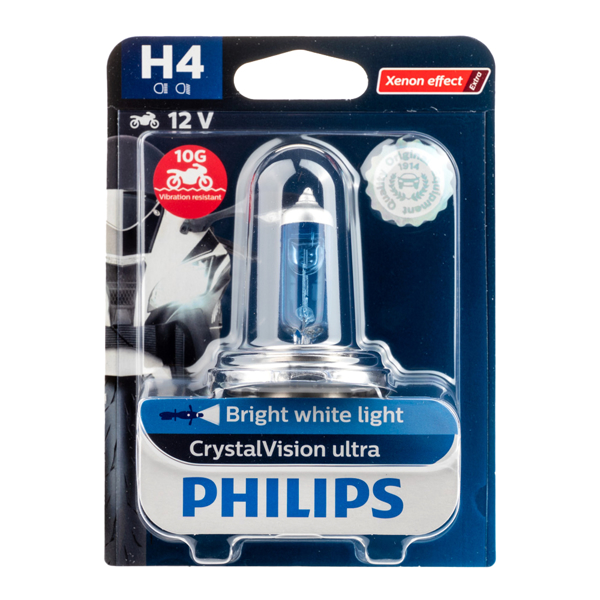 Εικόνα της H4 MOTO CRYSTAL   VISION ULTRA PHILIPS