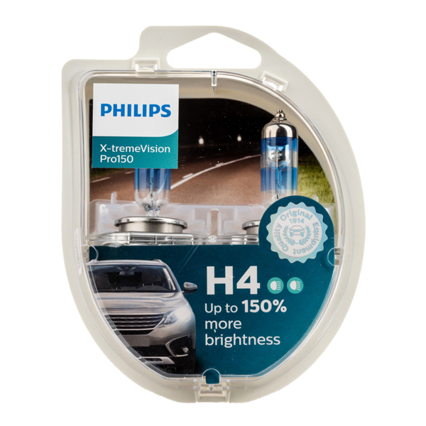 Εικόνα της H4 +150% Χ-ΤREME VISION  PROKIT PHILIPS  ΖΕΥΓΑΡΙ