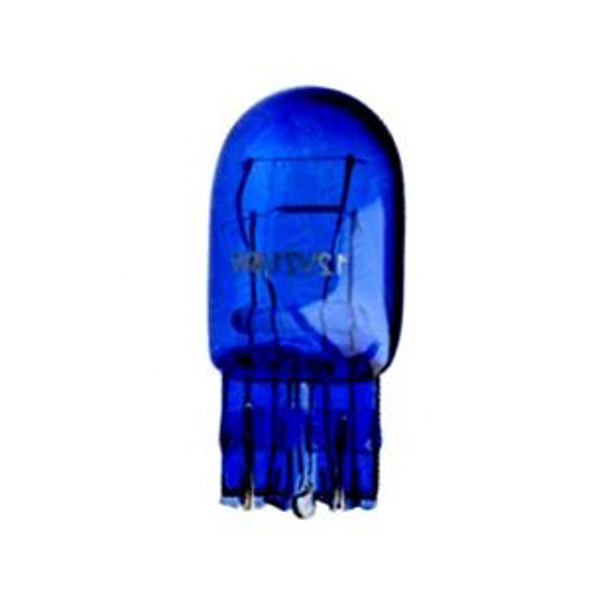 Εικόνα της T20 21W 12V ΝΑΤURAL BLUE GLASS  ΑΚΑΛΥΚΗ WAIGEER