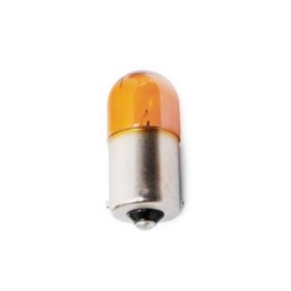 Εικόνα της 12V 10W ΠΟΡΤΟΚΑΛΙ ΦΟΥΝΤΟΥΚΙ ΛΑΜΠΑ BA15s R10W WAIGGER
