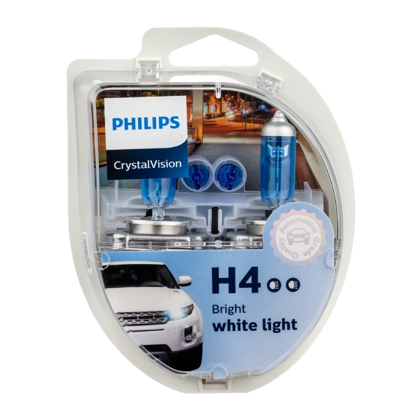 Εικόνα της H4 CRYSTAL PHILIPS 55/60W KIT