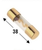 Εικόνα της ΓΥΑΛΙΝΗ ΧΡΥΣΗ  10X38mm  AGU 50Α