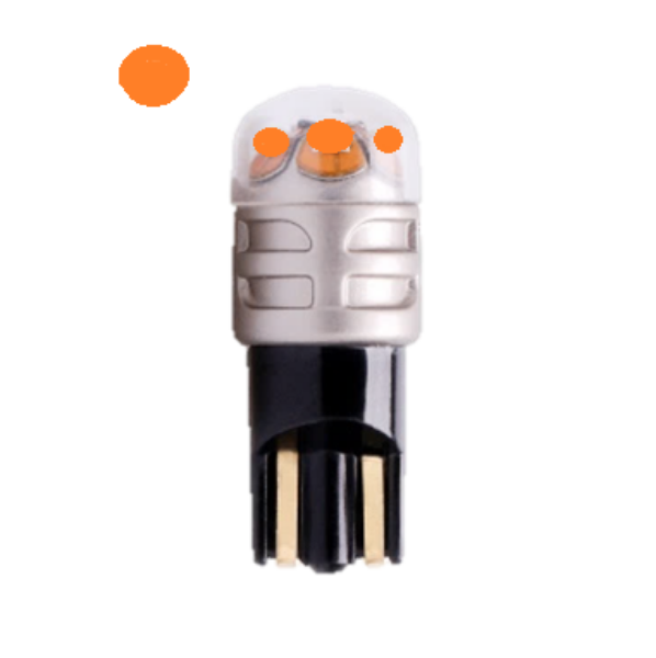 Εικόνα της LED Τ10 SIXSHOT  ΠΟΡΤΟΚΑΛΙ 12V ΖΕΥΓΑΡΙ