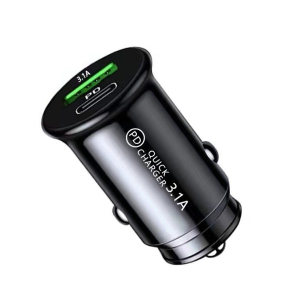 Εικόνα της ADAPTOR USB & TYPE-C (3,1Α)  ΓΙΑ 2 ΣΥΣΚΕΥΕΣ