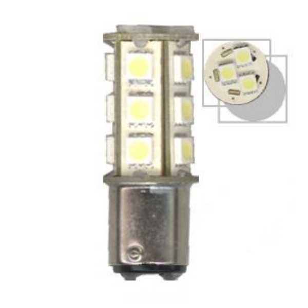 Εικόνα της LED 21/5W 12V 18SMD 1157 ΔΙΠΟΛΙΚO ΖΕΥΓΑΡΙ